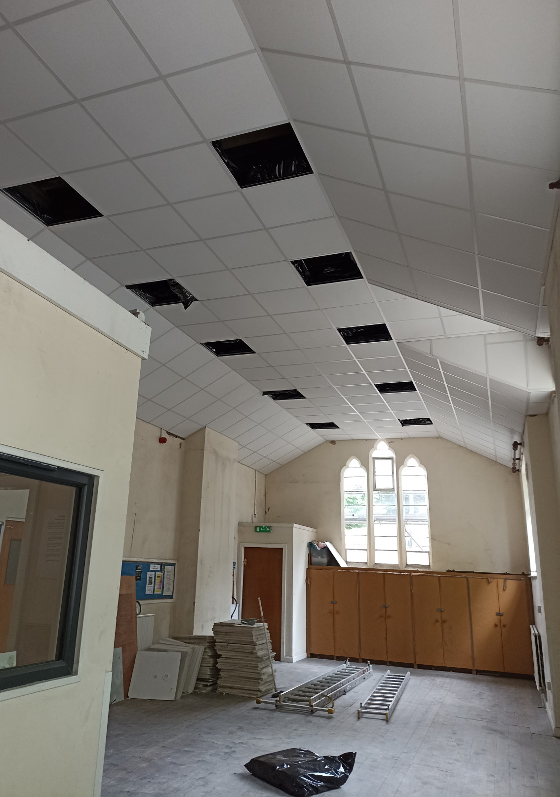 St James Hall post roof work